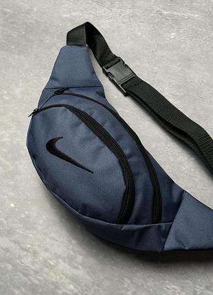 Бананка синяя nike с черным лого # 4
