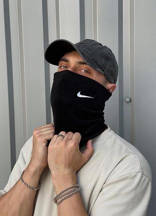 Баф флисовый черный nike 3