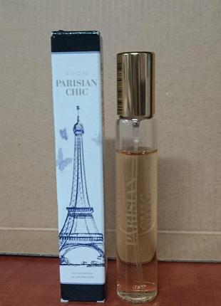 Парфумована вода avon parisian chic, 10 мл — жіночий аромат, мініверсія