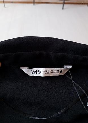 Стильна чорна блуза топ zara. 4