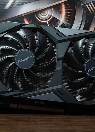 Видеокарта gigabyte geforce gtx 1660 ti oc 6gb gddr6 192-bit б/у для игрового пк