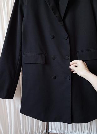 Стильне чорне плаття піджак prettylittlething. 3