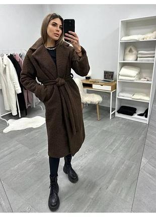 Пальто оверсайз букле.