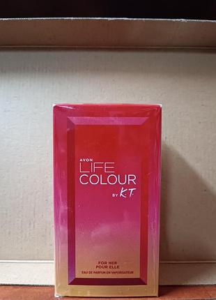 Парфюмерная вода avon life colour, 50мл