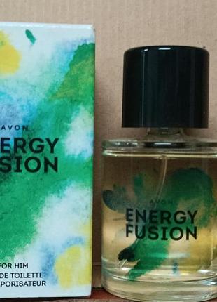 ⚡ мужская туалетная вода avon energy fusion, 50 мл