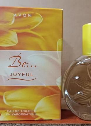 Парфюмированная вода be... joyful avon раритет оригинал