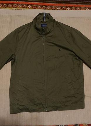 Стильная х/б куртка цвета оливы joules harrington великобритания l