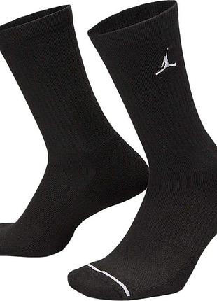 Шкарпетки nike u j ed cush ply crew 6pr - 144 чорний 42-46 (hv6228-010)