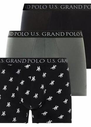 Чоловічі труси боксери grand polo оригінал