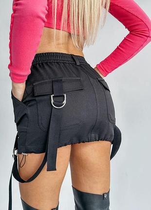 Юбка мини карго от bershka 2