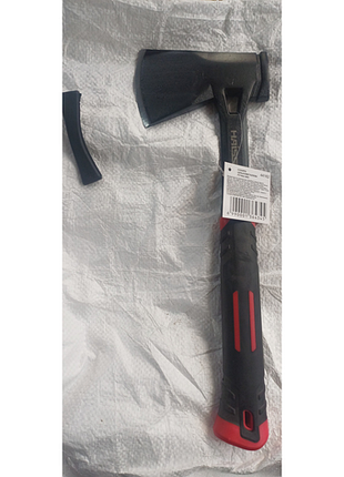 Топор 600 г цельнометаллическая haisser 44162, топировка туристическая цельнометаллическая хайзер 30 см