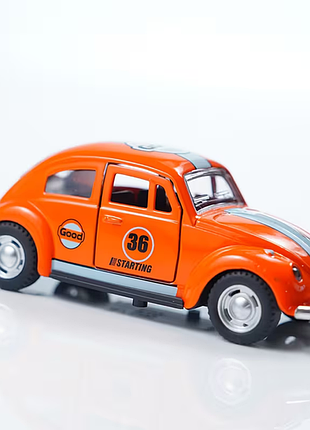 Ексклюзивна колекційна модель класичного автомобіля volkswagen beetle жук у масштабі 1:32