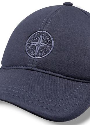 Бейсболка мужская stone island, синяя