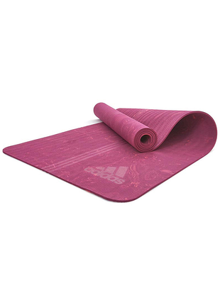 Килимок для йоги adidas camo yoga mat фіолетовий уні 173 х 61 х 0,5 см