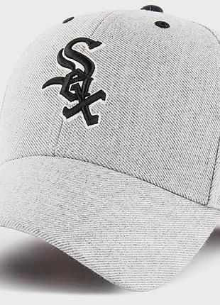 Кепка mvp 47 brand chicago white sox storm cloud сірий one size (stmcd06whv-cca)