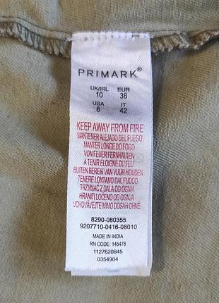 Юбка юбка в стиле милитари primark на пуговицах камуфляжный армейский принт милитары 5