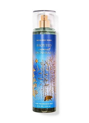 Парфюмерный спрей для тела frosted coconut snowball fine fragrance mist