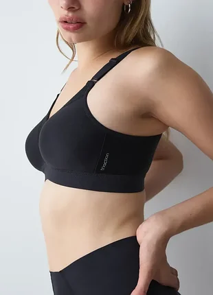 Бюст для занять спортом, triumph triaction wellness n, 90b, 85c, без кісточок, без поролону 2