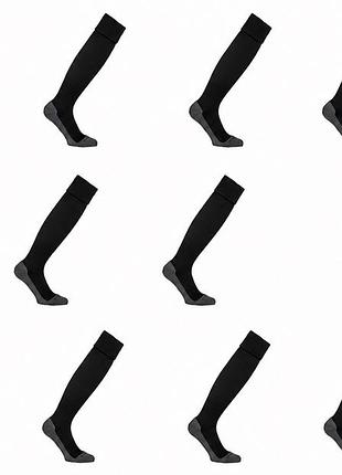 10 пар футбольные гетр uhlsport 122554, размер 41-44 (черные)