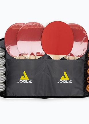 Набір для настільного тенісу joola family set (4 ракетки+10 м'ячів+1чохол)