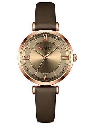 Сurren 9079 rose gold-coffee
