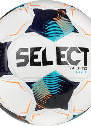 Мяч футбольный select fb talento light v26 белый, синий 4