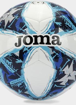 М'яч футбольний joma challenge iii білий, бірюзовий уні 5