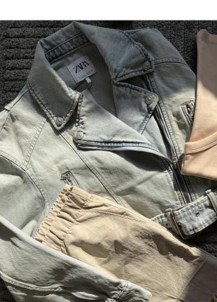 Джинсова куртка zara