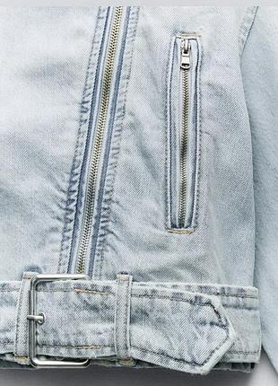 Джинсова куртка zara 3