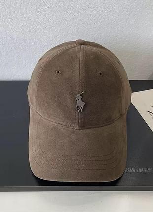 Бейсболка polo темно-бежевий