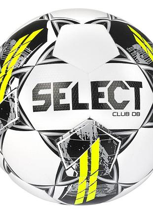 Мяч футбольный select fb club db v23 бело-серый уни 5