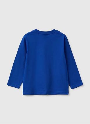 Дитячий синій прямий реглан benetton 3