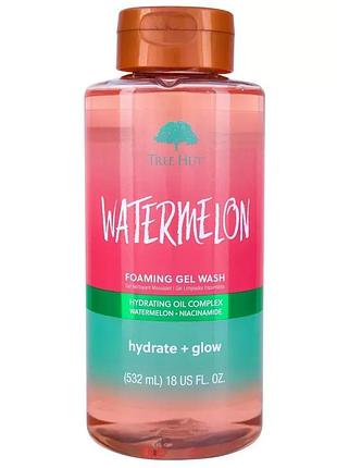 Гель для душа tree hut watermelon foaming gel wash