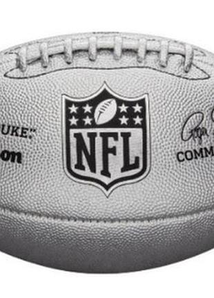 М'яч для американського футболу wilson duke metallic edition os fb silver