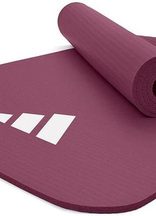 Коврик для фитнеса adidas fitness mat бордовый уни 173 x 61 x 0.7 см