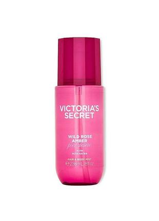Парфюмированный спрей для тела wild rose amber victoria's secret