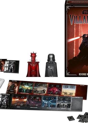 Настольная игра ravensburger star wars villainous: revenge at last — дарт мол и капитан фазма, английскоязычное издание