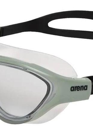 Очки для плавания arena the one mask прозрачный, нежно-зеленый уни osfm