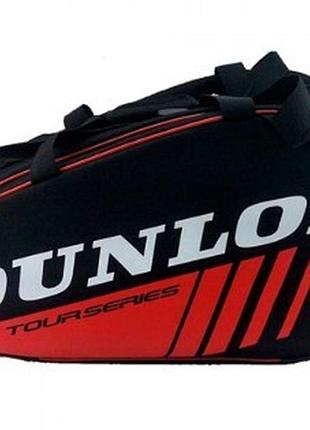 Сумка для падел тенниса dunlop padel paletero intro blk/red (623851)