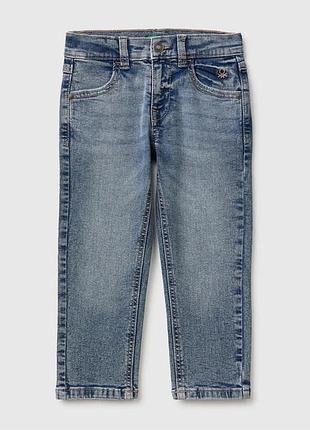 Детские синие прямые джинсы benetton xx