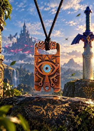 Кулон игра zeldas master sword модель подвеска дыхание дикой амулет с глазом