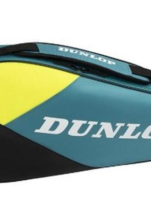 Чохол dunlop tac sx club 3 racket teal/black/yelllow