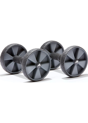 Ролики для пресу adidas core rollers чорний one size