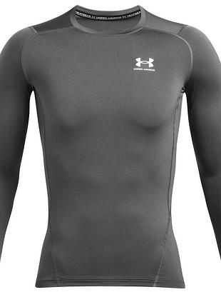 Лонгслив ua hg armour comp ls серый чол md (1361524-025)