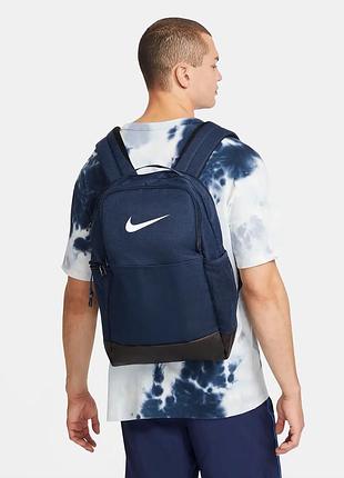 Рюкзак nike nk brsla m bkpk-9.5 24l синий уни 46х30х18 см