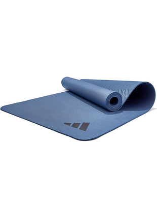 Коврик для йоги adidas premium yoga mat синий 176 х 61 х 0,5 см (adyg-10300tb)