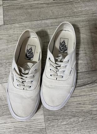 Кеди vans білі 2
