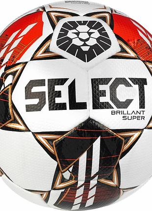 Мяч футбольный select brillant super fifa (hs) v23 белый, красный уни 5