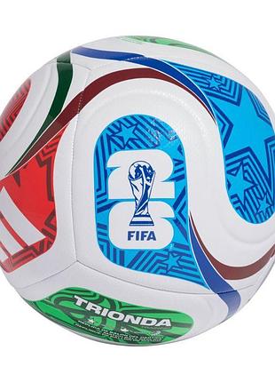 Футбольный мяч adidas fifa world cup 26 trionda training jd8032 football, размер no5