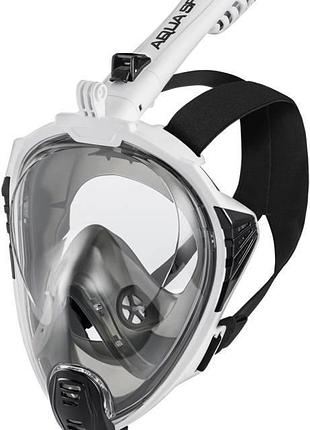 Повнолицьова маска aqua speed drift 7087 чорний, білий уні s/m